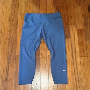 Nike Azure Blue Athletic Leggings